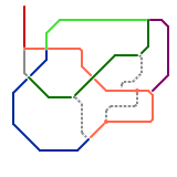 Cold Mountain, Louisiana (The Green Mile) MRT Map (unknown)
