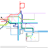 Docklands Light Railway, London. (real)