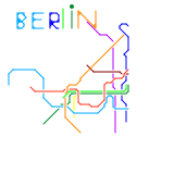 Berlin metro map made on mobile (real)