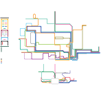 Worthing Bus Network (April 2025) (real)