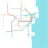 Sydney Suburban Rail Map (real)