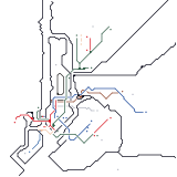 New York with lοacted bouroghs (real)