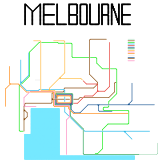 Melbourne Railway Map (speculative)