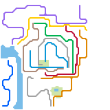 Minecraft Mew Villager City Subway Map (unknown)