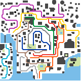 New Villager City Subway Map for Minecraft (unknown)
