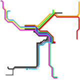 FUTURE SHEFFIELD SUPERTRAM NETWORK (completed) (speculative)