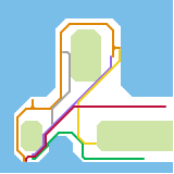 The regional rail system of the fantasy country West Swatonia (unknown)
