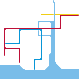 Westerville and Towns Heavy Rail Map