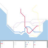 Harton Subway, Network Map (KMRT)