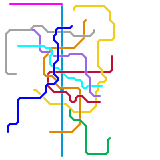 The imagined metro network of Zunyi City(The second edition)) (speculative)
