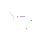 TTC Subway Map (Toronto) (real)