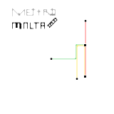 Fictional map for a Metro of Malta  (speculative)