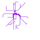 Massachusetts Commuter Rail Map of Boston