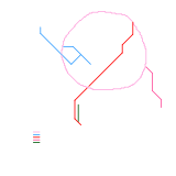 5 lines of Moscow metro (speculative)