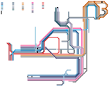 Stepford County Railway 2.2 Map with all route types (real)