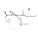 玲珑都市圈轨道交通网络示意图 (speculative)