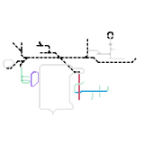 玲珑都市圈轨道交通网络示意图 (speculative)