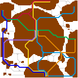 Futuristic city skyrail (unknown)