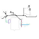 玲珑都市圈轨道交通网络示意图 (speculative)