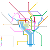 Insane DC Metro Map