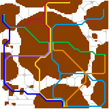 Futuristic city skyrail (real)