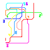 El Mapa del Metro de Nueva San Mateo (unknown)