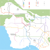 Aucklaide Metro Area Subway Map (unknown)