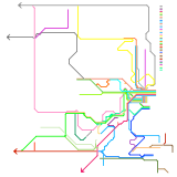 Beavertown & Southern (Model Railroad) System Map