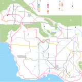 Aucklaide Metro Area Subway Map (unknown)