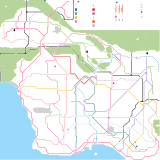 Aucklaide Metro Area Subway Map (unknown)