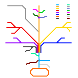 Solar system metro map (speculative)