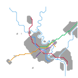 Region of Waterloo Rail Transit Map (speculative)