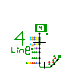 New York City 4 train route (real)