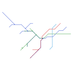 map of my subway in Minecraft