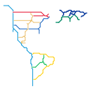 The Americas and Europe (incomplete) (speculative)