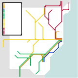 NSW Regional Trains Map (speculative)