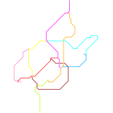 Ezlez metro map  (unknown)