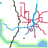 U Bahn Essen Map (real)