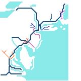 Northeastern US Rail Map (real)