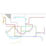 Hong Kong MTR 2025 map (not finished)