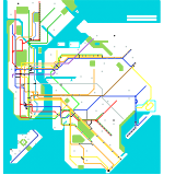 New York City Subway System (with 3rd Avenue El and Culver Shuttle)
