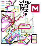 Vicent city metro map (speculative)