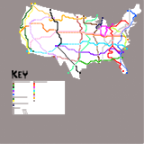 The United States Interstate Rail Network (speculative)