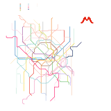 Moscow Future Metro Map (speculative)