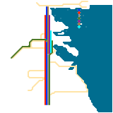 East Coast of USA- High speed rail network (speculative)