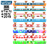Wuppertal Schwebebahn GTW72 (with fictive styles)