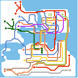 Vanilla City Subway Map (Version 1) (unknown)