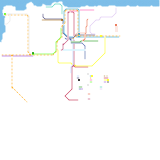 Jakarta - A Real-Fantasy map I made (speculative)