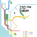 New York IND Subway System (1943/updated) (unknown)