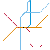 Partial Indy Metro Map